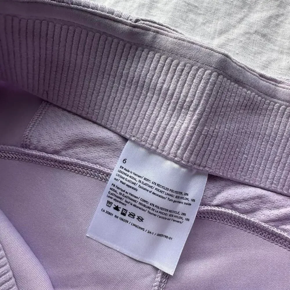 lululemon athletica purple ribbed